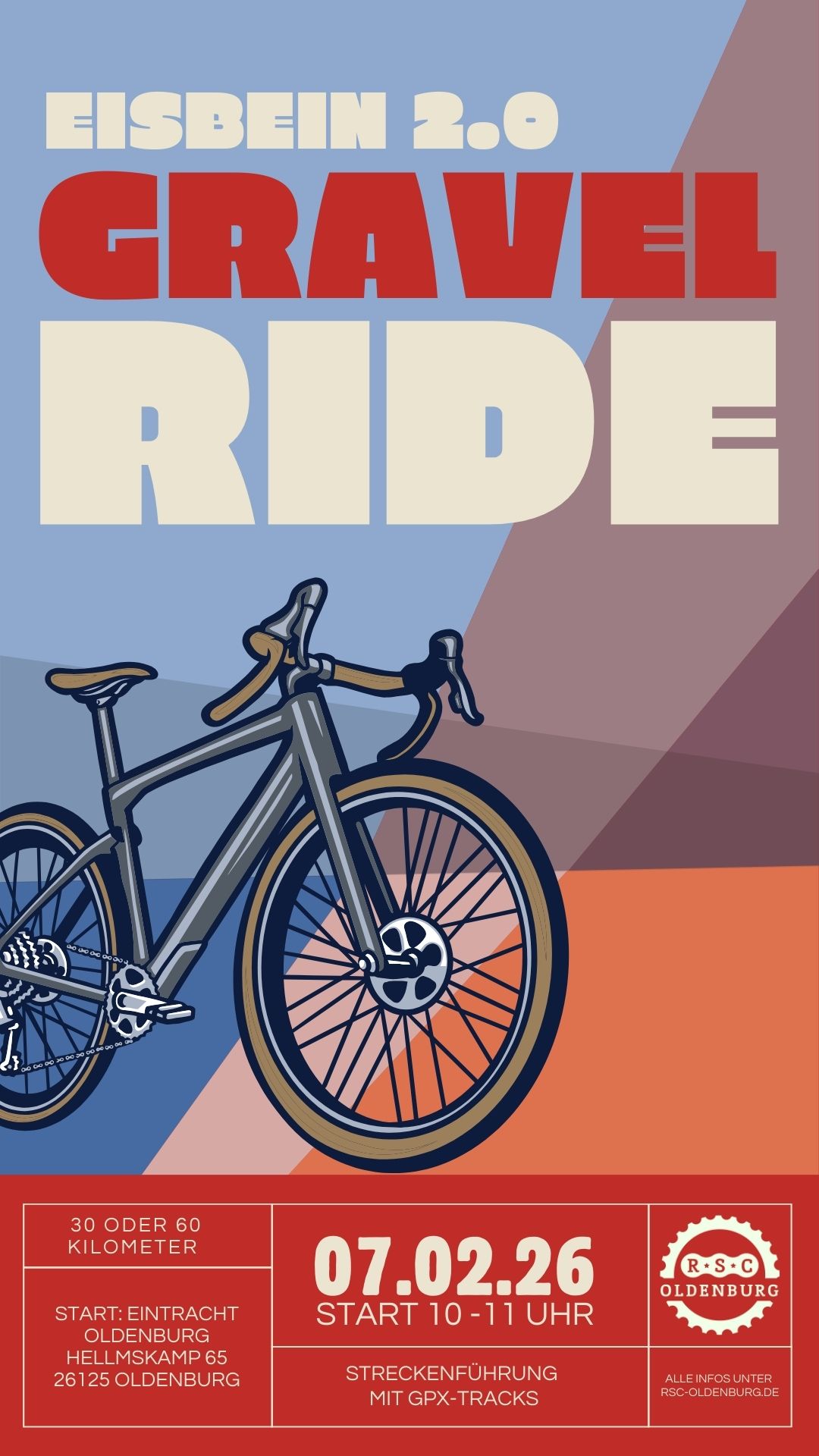 Mehr über den Artikel erfahren Eisbein-2.0-Gravelride am 7. Februar 2026
